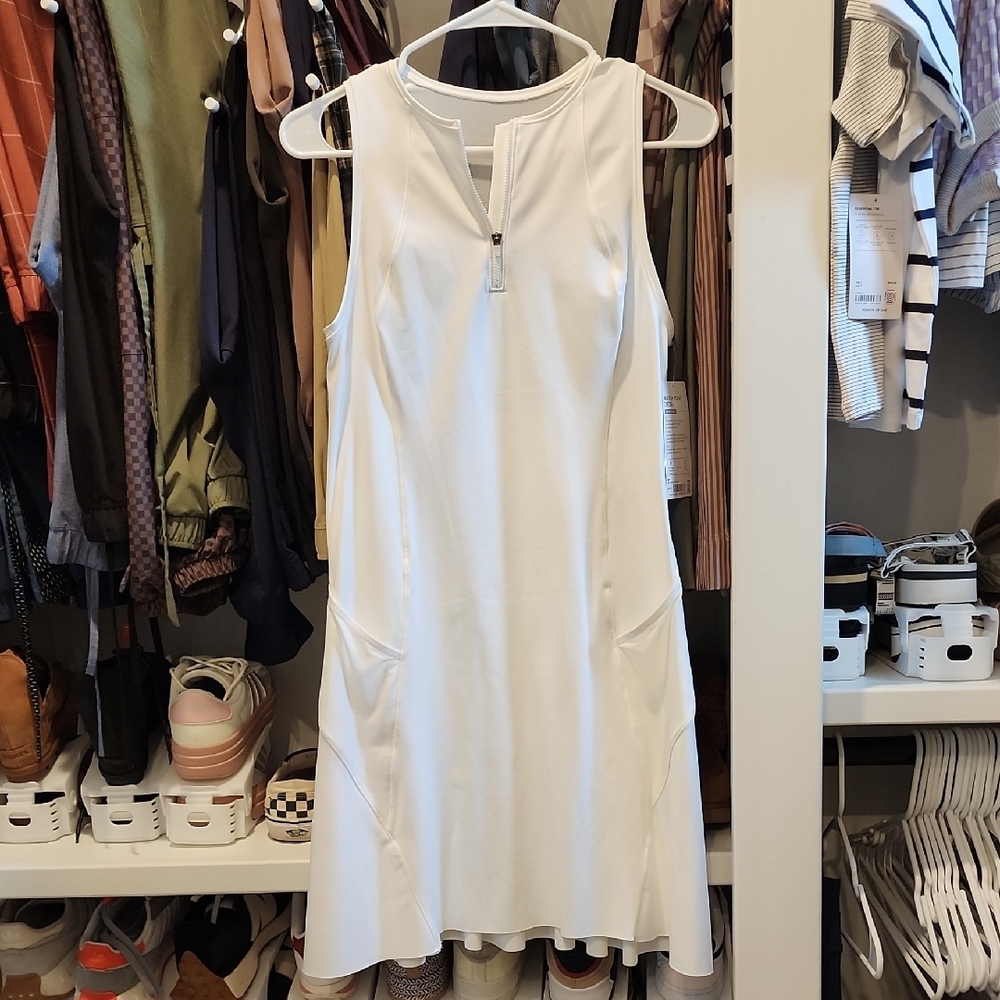 White Sleeveless Dress